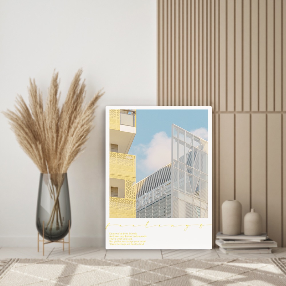 [오늘출발] [신상품] 오홀리브 접이식 액자테이블 필링 3size - 소(60x40) 필링_27cm기본다리