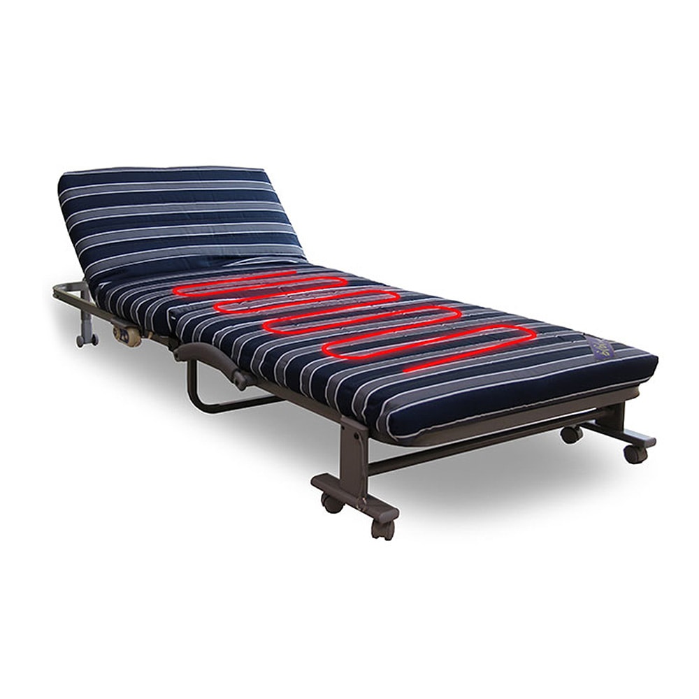 라꾸라꾸 침대1인용 2인용 열선내장형 6탄 싱글 더블 접이식침대 - 6탄싱글(열선내장형) 