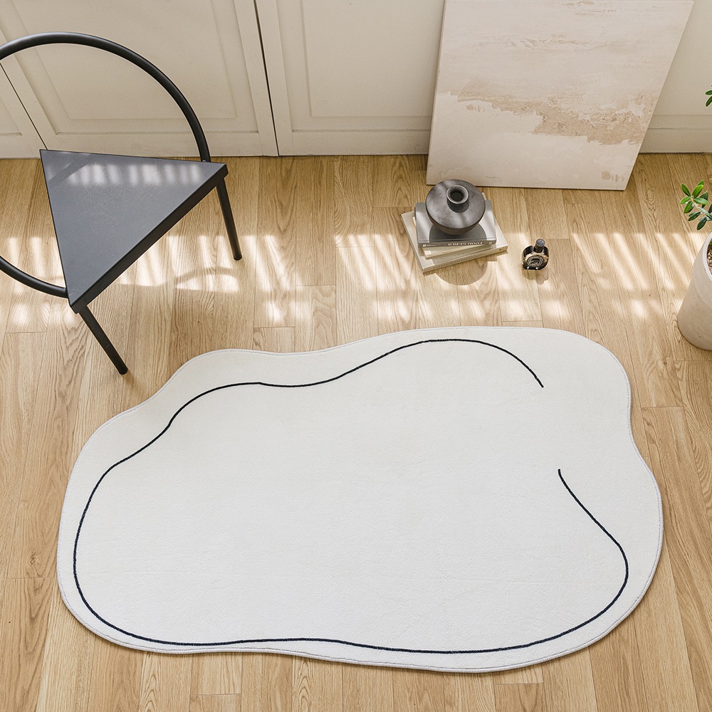 한빛카페트 워셔블 비정형 구름 사계절 러그 4size 3types - A타입_140x200cm