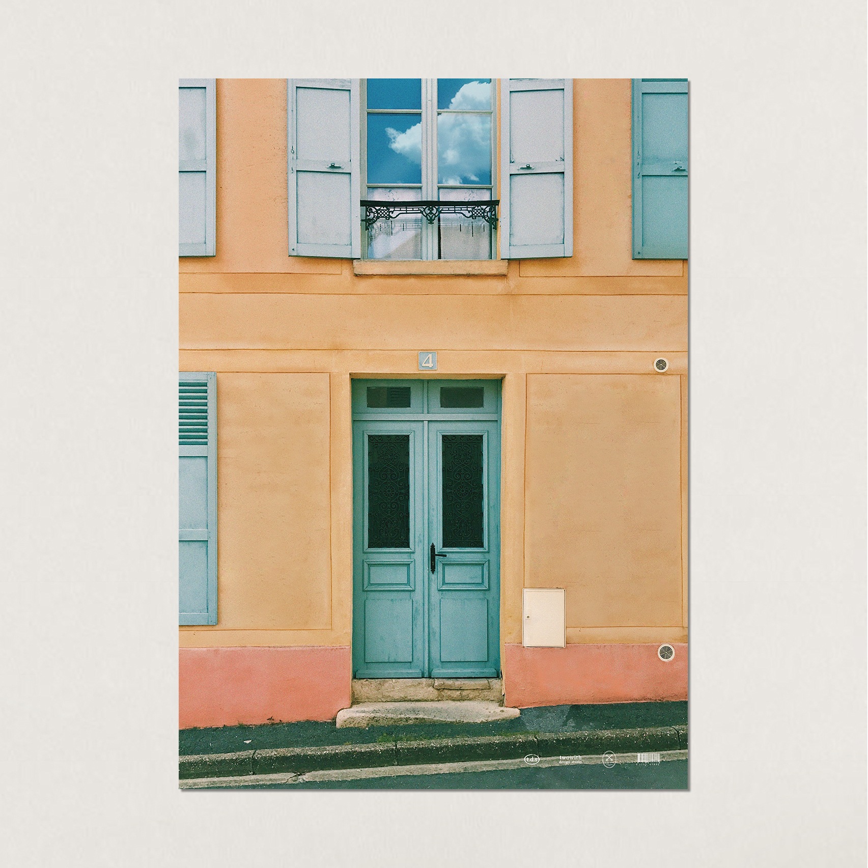 프롬티디에스 open the window 우연히 만난 풍경 웨스 앤더슨 인테리어 포스터 - a4(210x297mm)