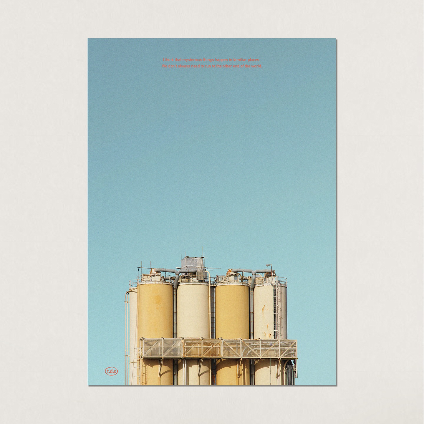 프롬티디에스 factory 우연히 만난 풍경 웨스 앤더슨 인테리어 포스터 - a2(594x420mm)