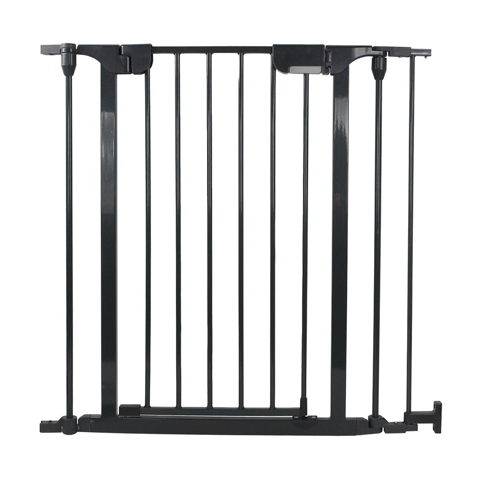 코코도도 벽고정 실내 실외 1자 ㄱ자 ㄷ자 강아지 울타리 펜스 안전문 - 높이 100cm 문 포함 3각 (화이트)