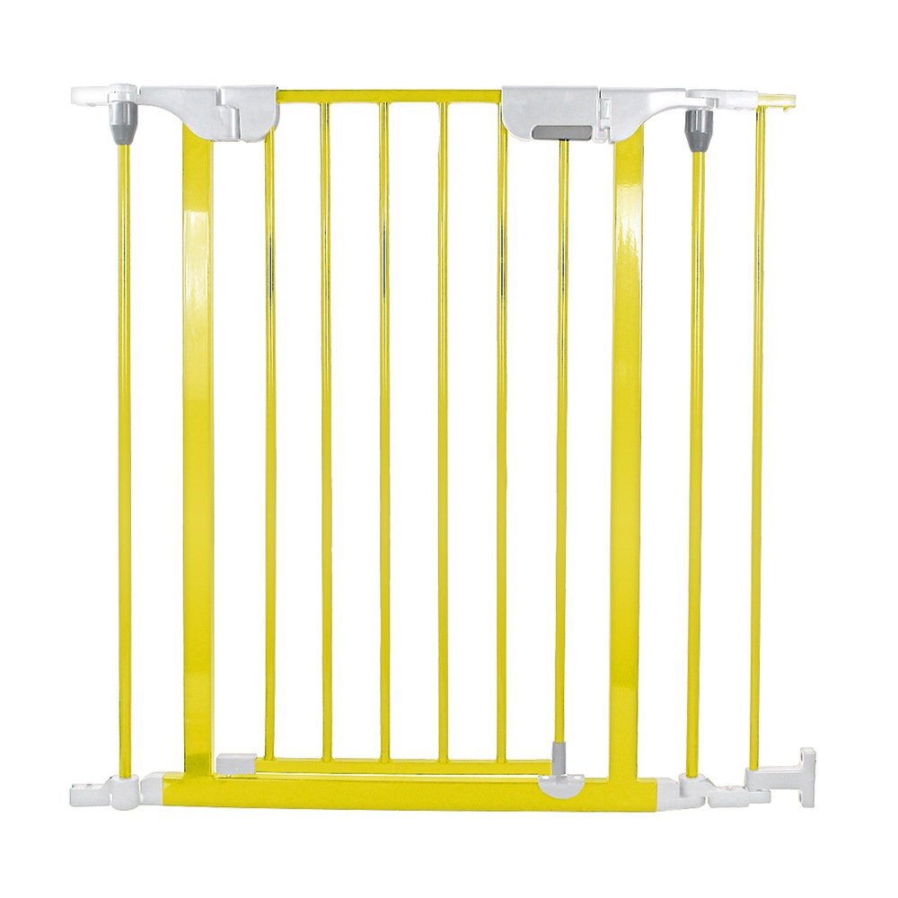 코코도도 벽고정 실내 실외 1자 ㄱ자 ㄷ자 강아지 울타리 펜스 안전문 - 높이 100cm 문 포함 6각 (화이트)