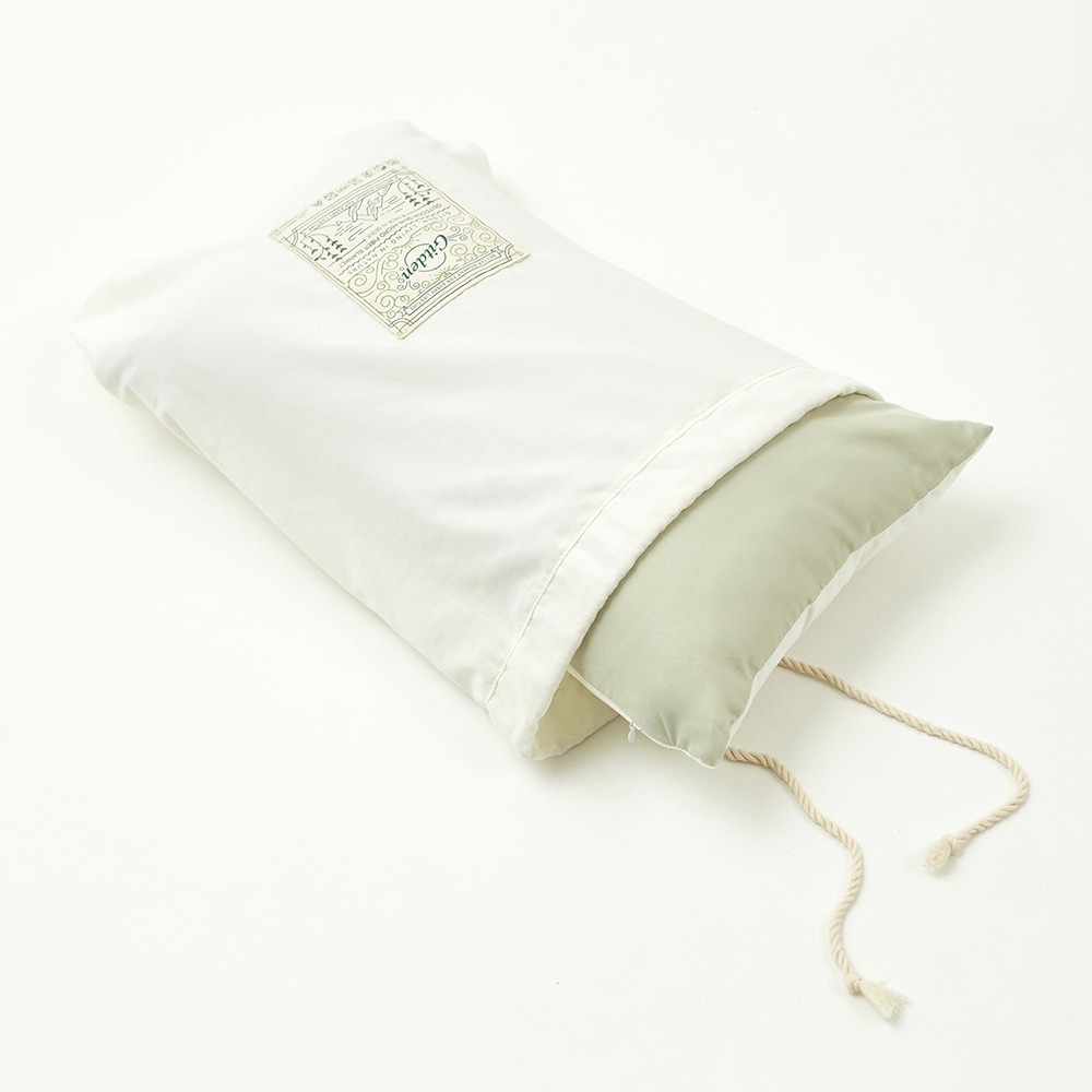 깃든 감성캠핑 포터블 베개 가정 캠핑 차박 겸용 6colors - 베이직라인- 아이보리_베개커버+파우치+베개솜