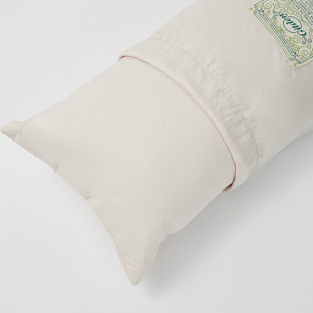 깃든 감성캠핑 포터블 베개 가정 캠핑 차박 겸용 6colors - 헤비라인- 오트밀_베개커버+파우치+베개솜