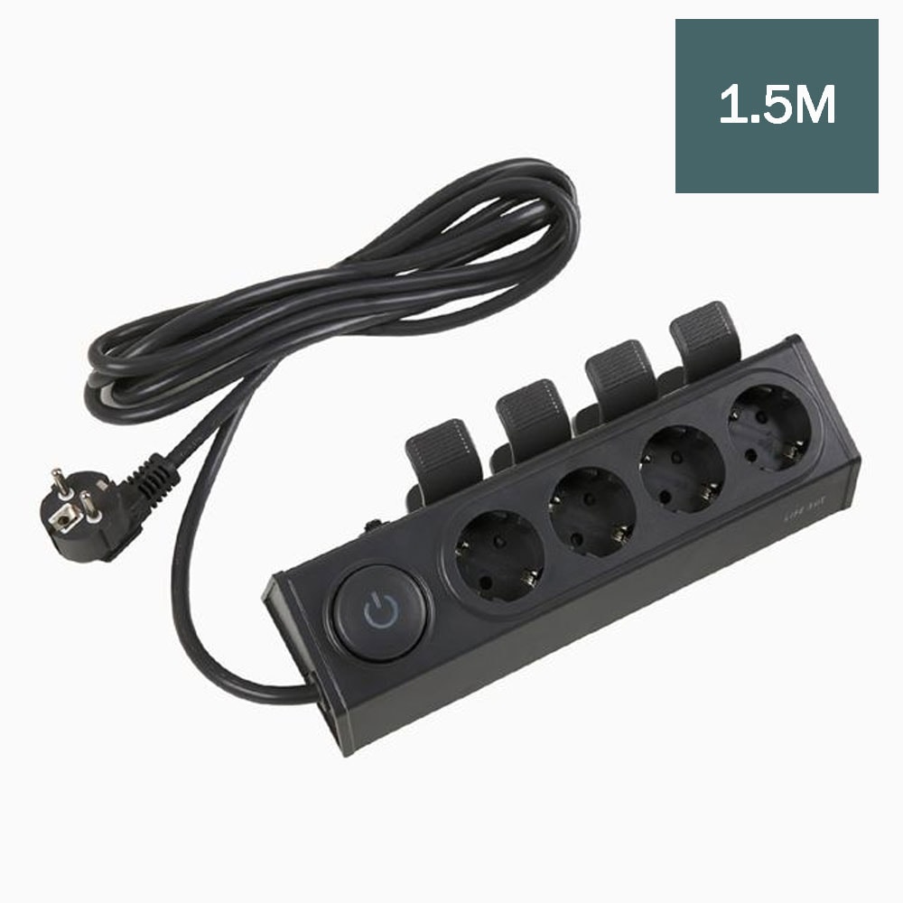 라이프썸 이지클릭 USB 멀티탭 4구 3포트 3M (LFS-HA57) 4종 택1 - 코코넛밀크