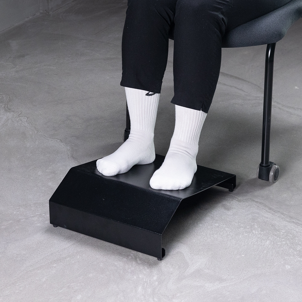 [신상품]사이즈오브 책상 발받침대 (블랙/그레이) - 블랙_M