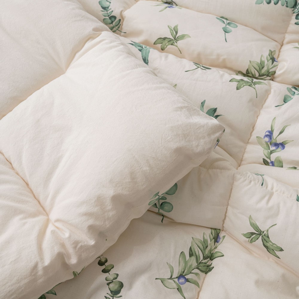 슬아하임 광목 순면 40수 진드기방지 항균 가을 겨울 차렵이불 S Q - S(150x200)_베이지 