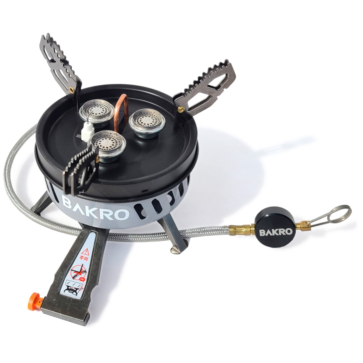 바크로(BAKRO) 캠핑용 와우 강염버너 로켓스토브 A형 - 로켓스토브 A형_그레이