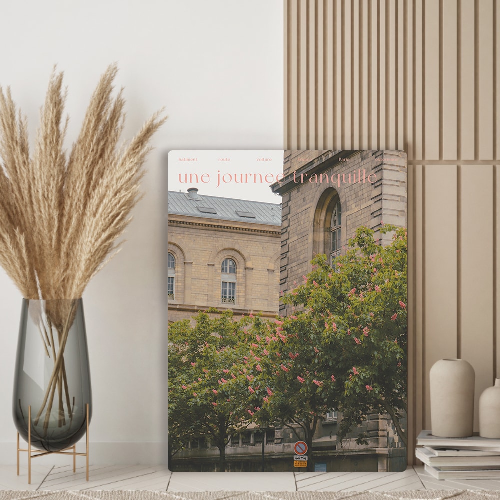 [오늘출발] [신상품] 오홀리브 접이식 액자테이블 평온한 날 3size - 소(60x40) 평온한 날_27cm기본다리