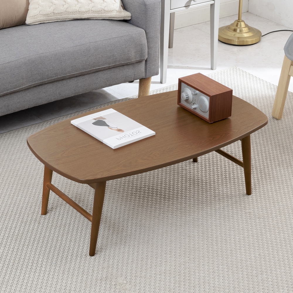 룸스퀘어 프리미엄 E0등급 거실 원목 좌식 소파 테이블 900 접이식 10종 - 03.까사테이블 브라운 900 