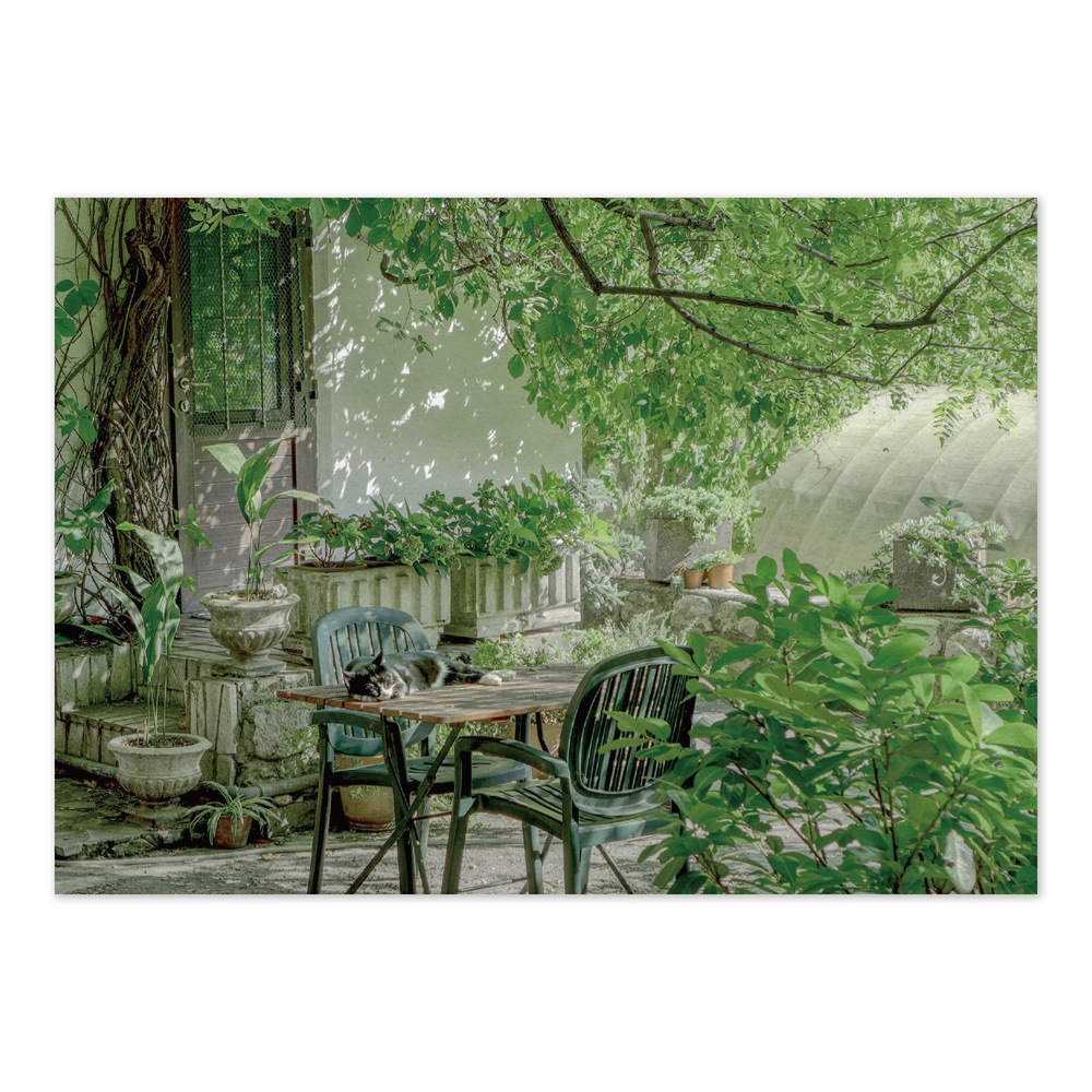 [오늘출발][신상품]던오브젝트 풍경 인테리어 포스터 - The green rest - A4