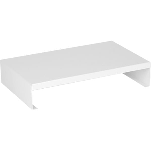 [신상품] 넷메이트 듀얼 메탈 모니터 받침대 다용도 스탠드 선반 높은 모니터거치대 2colors - 560 x 240 x 80(mm)_화이트