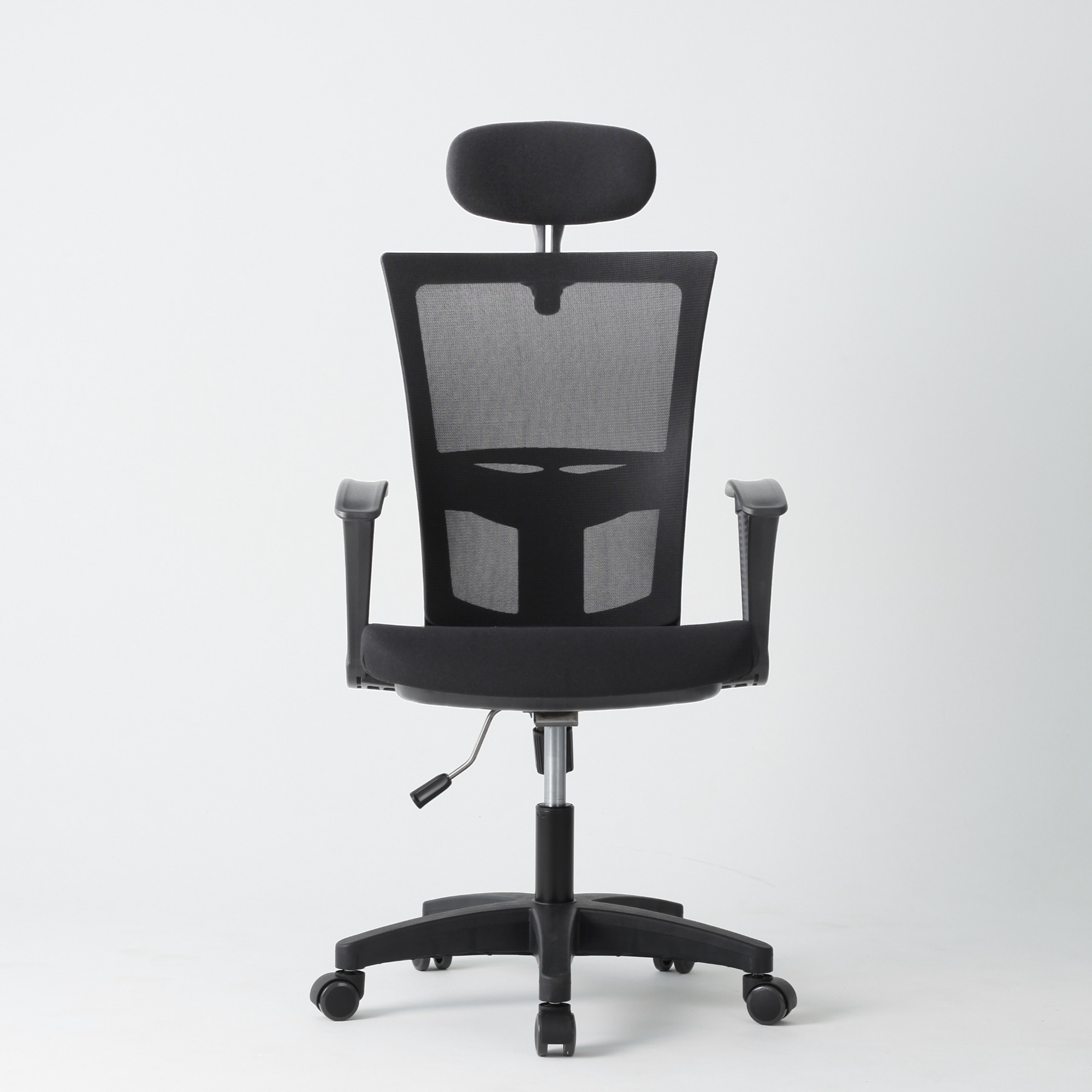 [오늘출발] [신상품] 바른체어 의자조립3분 국내생산 에어린 헤드형 학생 사무용 컴퓨터의자 3colors - 블랙바디 헤드형_블랙