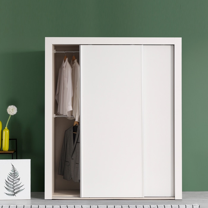 대도갤러리 키높이 클래시 슬라이딩옷장 6자세트 - 01_화이트(무광) 