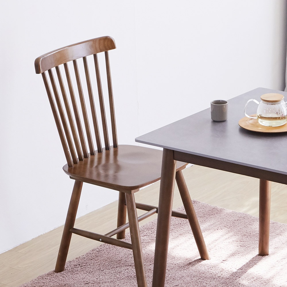 리비니아 TOTO 마틴 디자인 고무나무 원목 의자 4colors - 월넛 