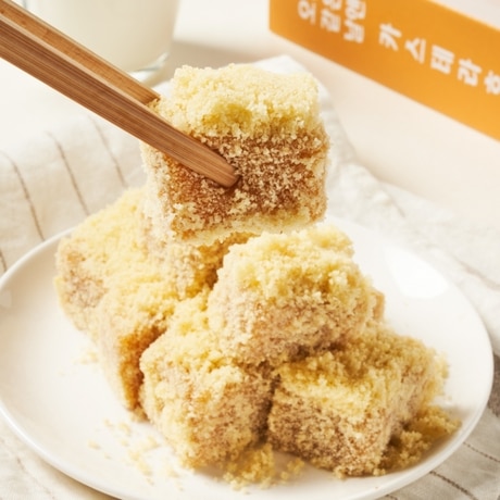 더바른떡 인절미 3종 600g (카스테라/흑임자/콩가루쑥) - 카스테라호박인절미