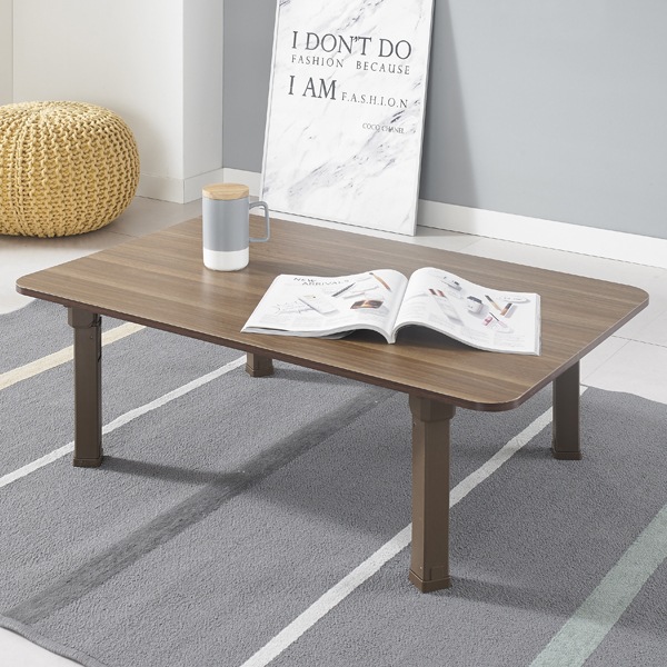 트레벨 접이식 다용도상 밥상 좌식 테이블 2size / 3colors - 900_월넛 