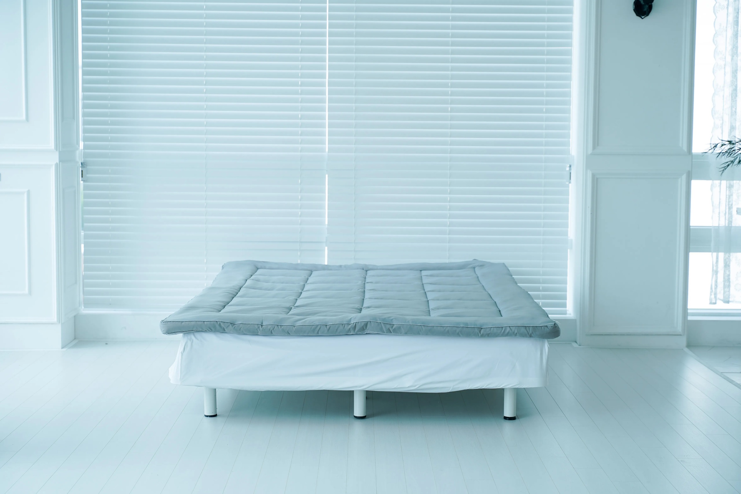 슬립슬러 아이스모찌 쿨링 밴딩형 토퍼 패드 SS/Q 5colors - 퀸 그레이