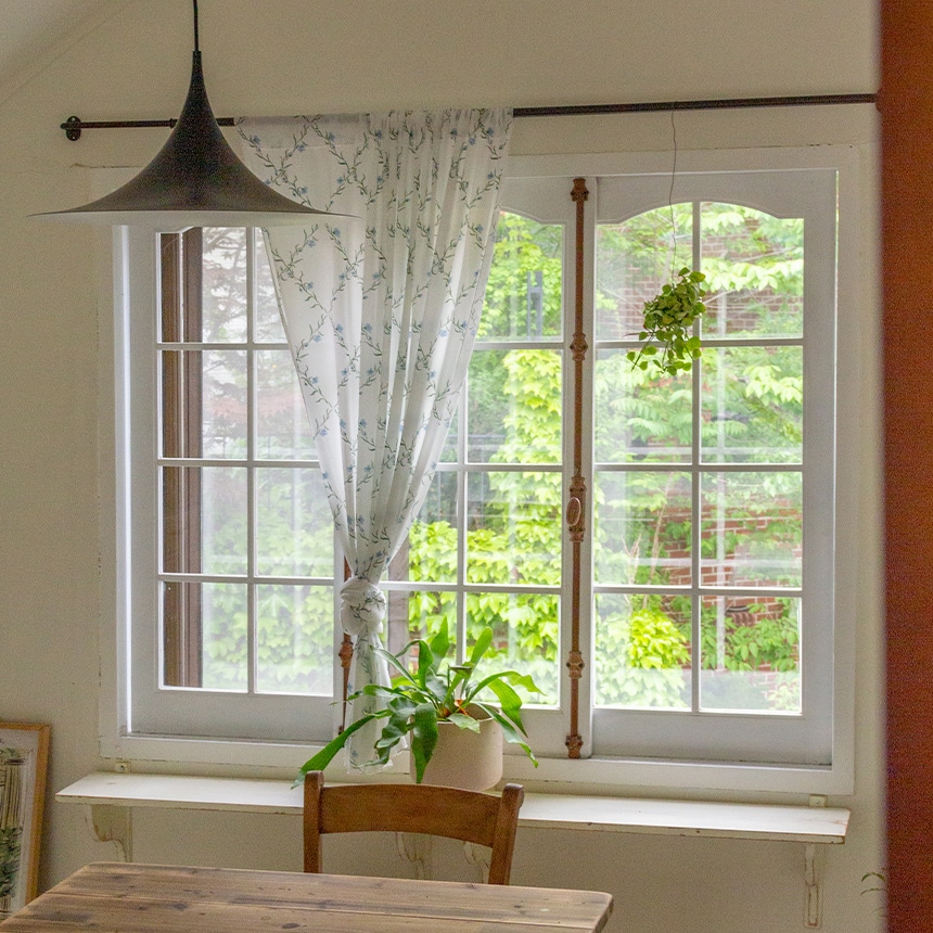 [신상품]몽헤브 프렌치 가든 드로잉 커튼 3size - 프렌치가든드로잉커튼_S_150cm