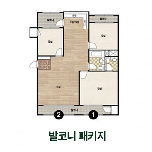 현대L&C L-Safe3 창호 샷시 교체 - 발코니 패키지 