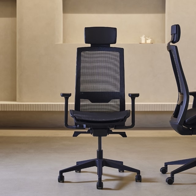 듀오백 듀오백 Q7에어로 Q7-05HLDA-MW Airo 풀메쉬 사무용 메쉬의자 - 블랙