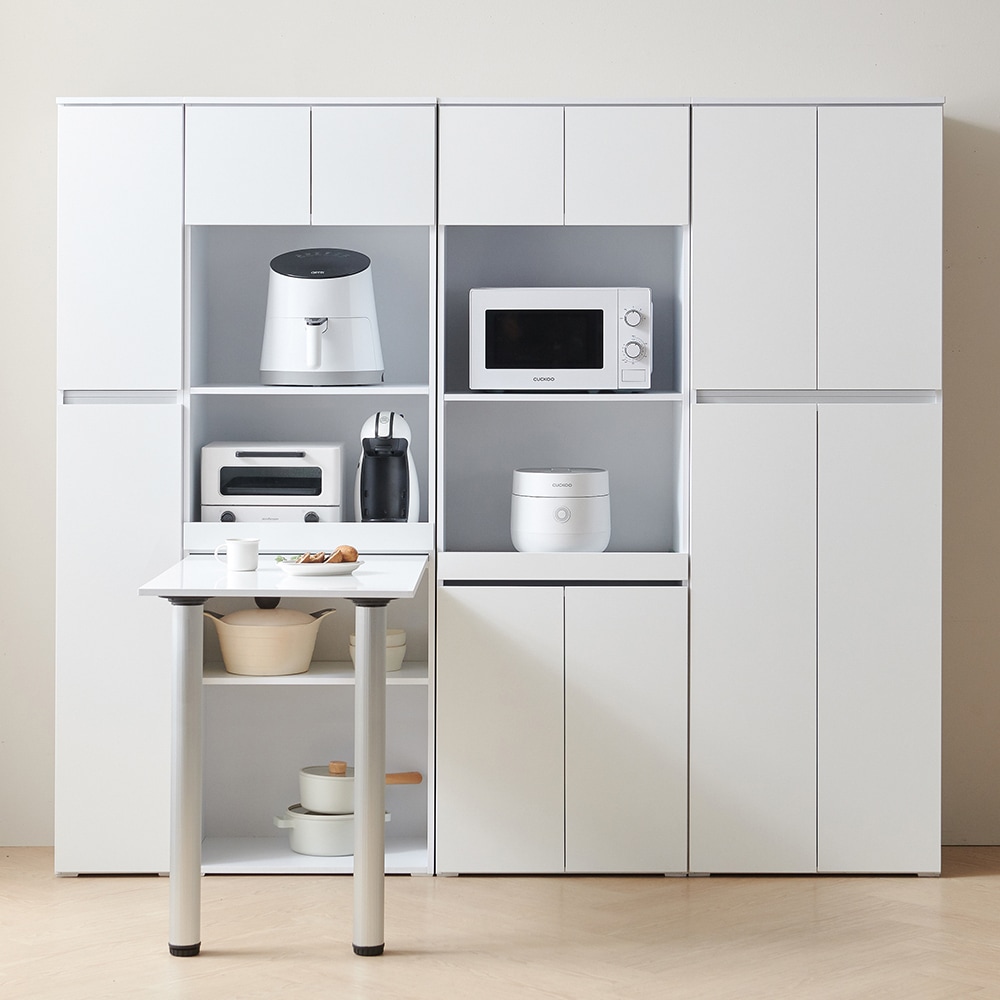 [신상품] 바로방가구 히트 1800 주방가구 시리즈 주방 전자 렌지대 수납장 틈새장 4type - 일반형 틈새장_화이트