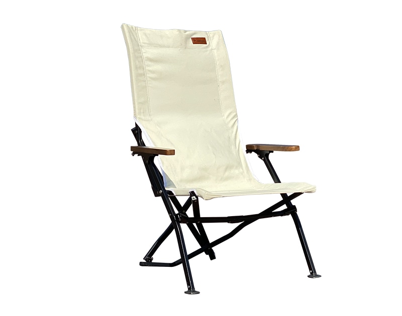 캠핑하자 아베나키 하이백로우체어 캠핑 릴렉스체어 접이식 캠핑의자 2colors - 하이백로우체어 아이보리