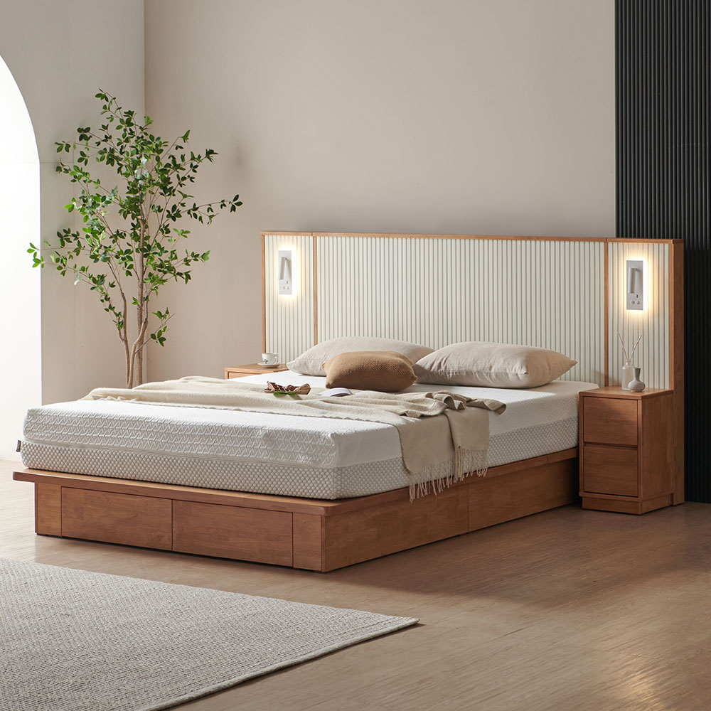 [중고] 홈앤힐 [리퍼] 힐링 양면 2in1 메모리폼 호텔 매트리스 25cm SS/K/LK/EK (S급) - [힐링양면] 라지킹 (1800x2000)