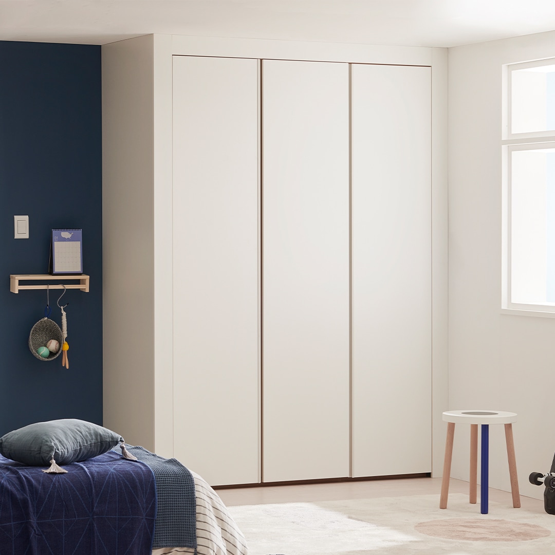 [신상품] 한샘 바이엘 채널 작은방 붙박이장_행거형(150~220cm) - G형:215~220cm(G)