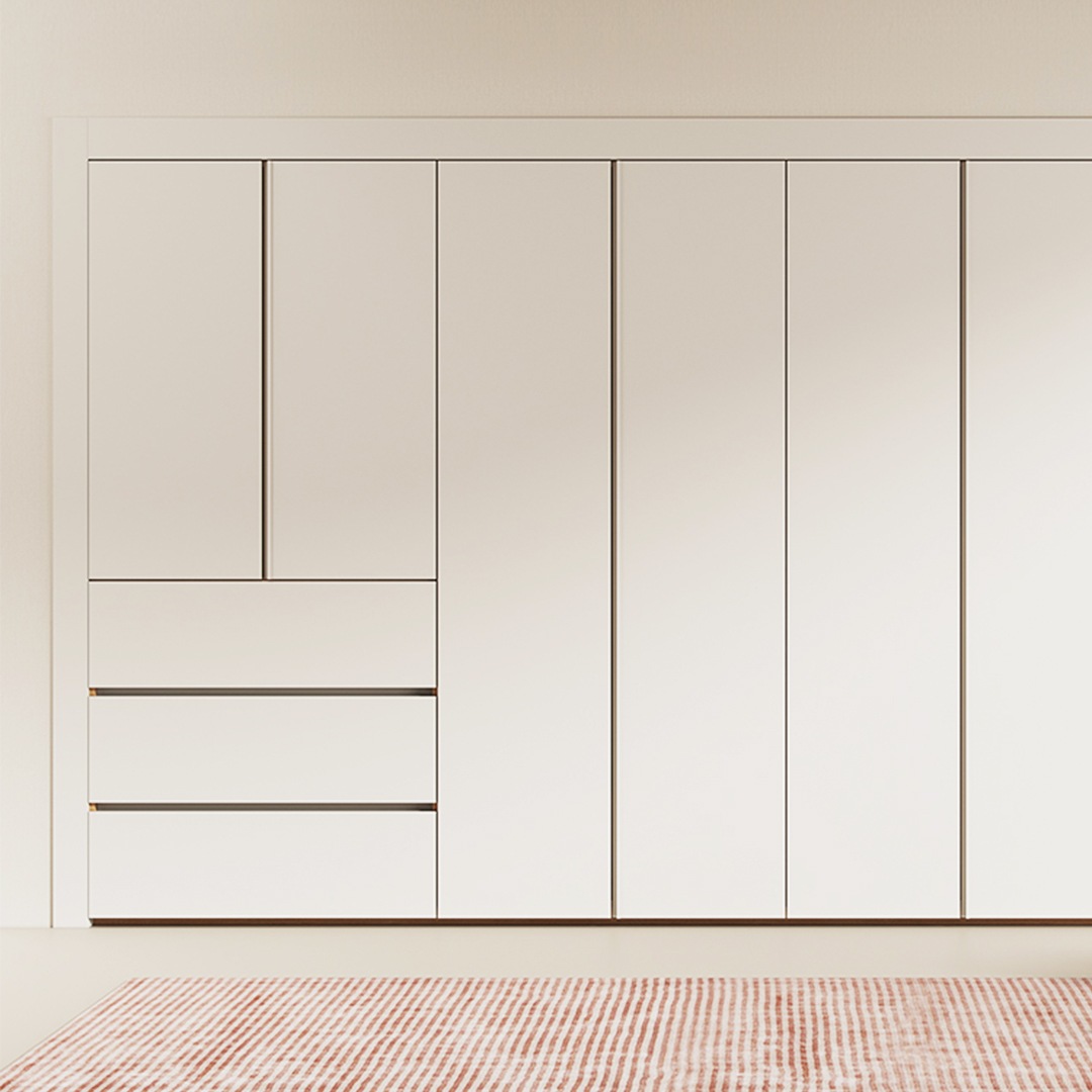 한샘 바이엘 소프트 붙박이장 크림화이트_데일리서랍형(18종/택1) - M형:360~370(12자)(M) 