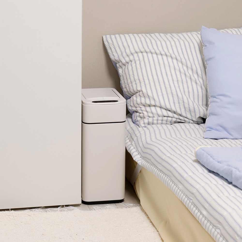 다룸 10L/20L/30L 자동센서 쓰레기통 냄새차단 - 10리터 날개형 화이트(4월1일 )