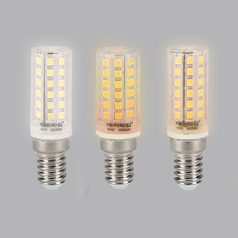 [오늘출발][신상품]알라딘라이팅 전구 LED 미니 콘램프 5W 7W E14 E17 E26 소형 작은 콘벌브 눈꽃조명 눈꽃등 - 콘램프 5W_E14Base_주광색(하얀빛)