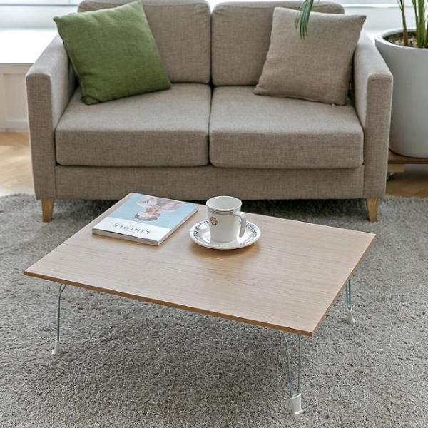 [신상품] 내꼬네꼬 접이식 테이블 다용도 원룸 간이식탁 - 네츄럴 파인_대 (800x600)