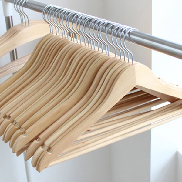 [신상품]홈앤하우스 원목옷걸이 실속형 set(23p)-원목옷걸이20p+넥타이걸이1p+벨트걸이1p+다목적행거1p