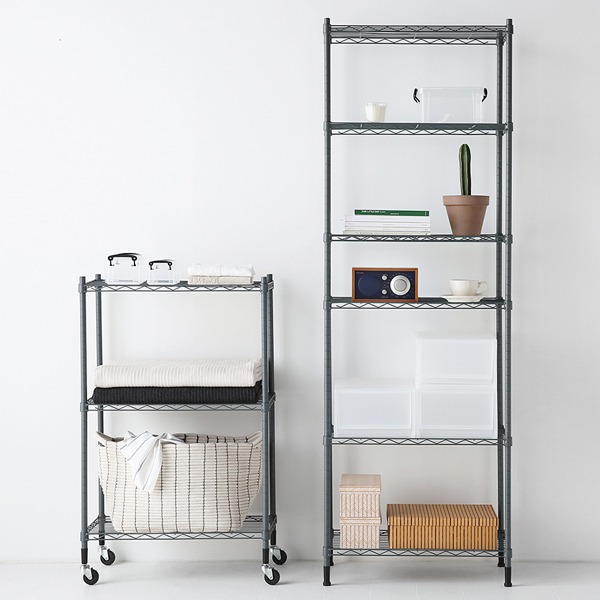 마켓비 RACKEY 선반 시리즈 - 600 선반3단 600900_크롬 6037.8280 