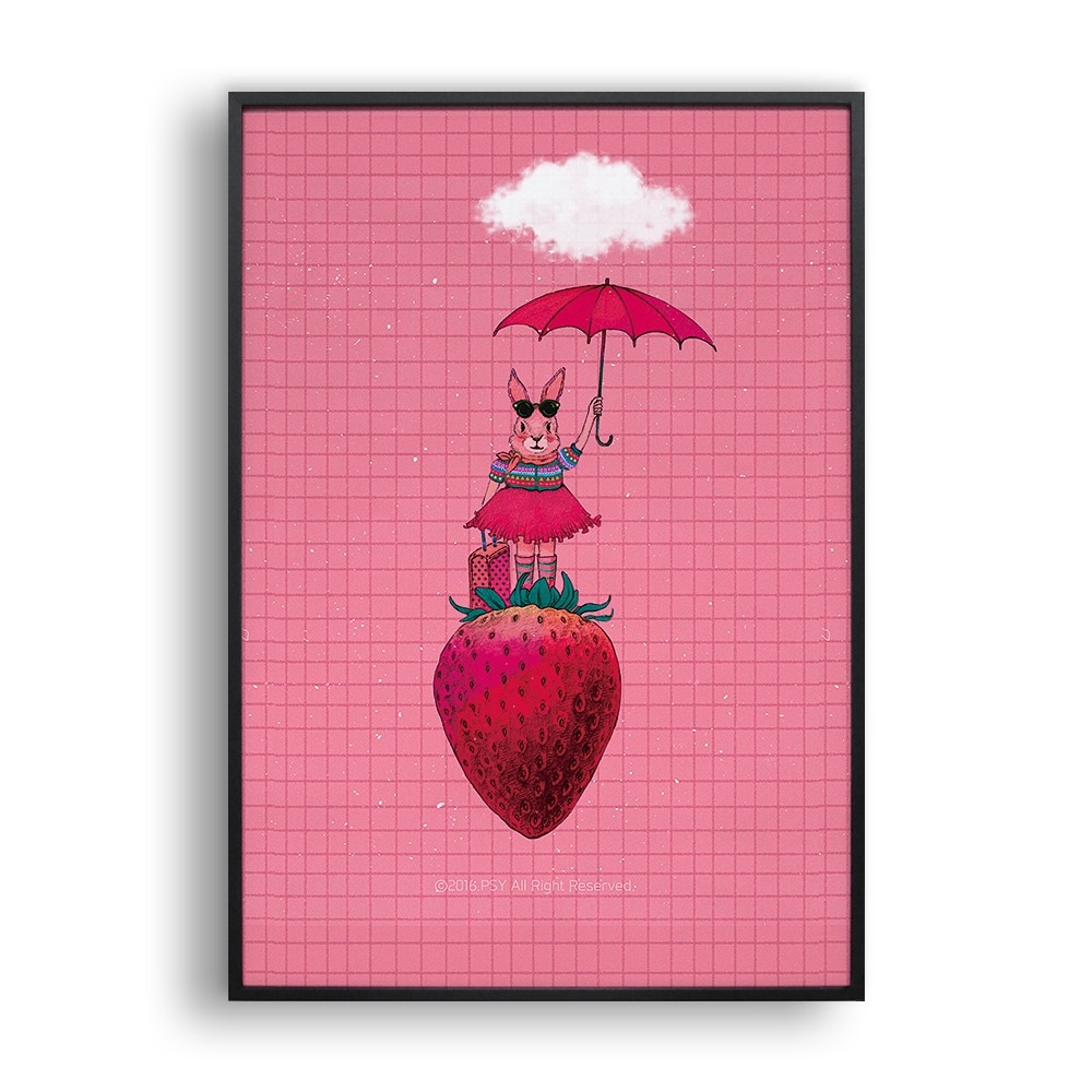 [신상품]올뉴프레임(all new frame) 딸기 토끼