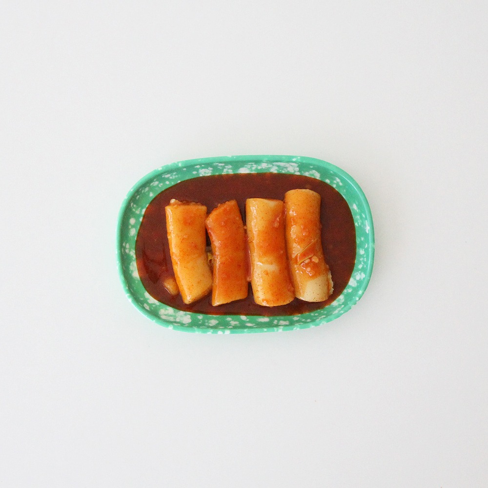 스튜디오일팔공이 여기가 분식집 옛날 떡볶이 그릇 (8type) - 2.라운드접시