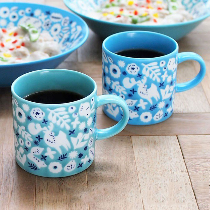 [해외] Minorutouki [해외] 쿠카시리즈 경량 300ml 도자기 머그잔 머그컵 카페 2종 택1 커피