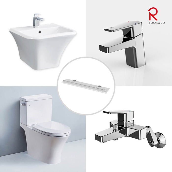 [신상품] 로얄앤컴퍼니 욕실 퀵부분시공 세미C 시공+무료철거 / PTP129