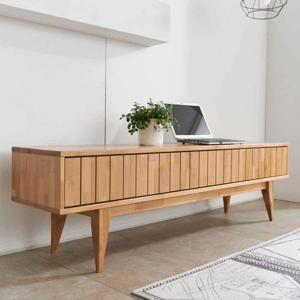 [신상품] 라레스가구 W103엘다원목 세로줄1800 거실장