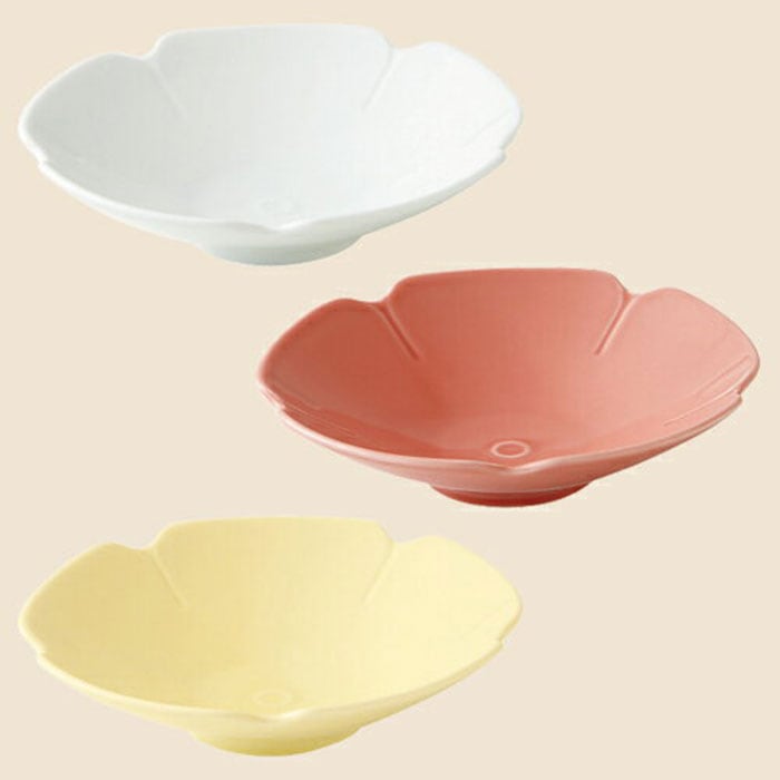 [해외] ODA POTTERY [해외] 코토하나 시리즈 미노 도자기 일일초 16cm 깊이 접시 그릇 3종 택1