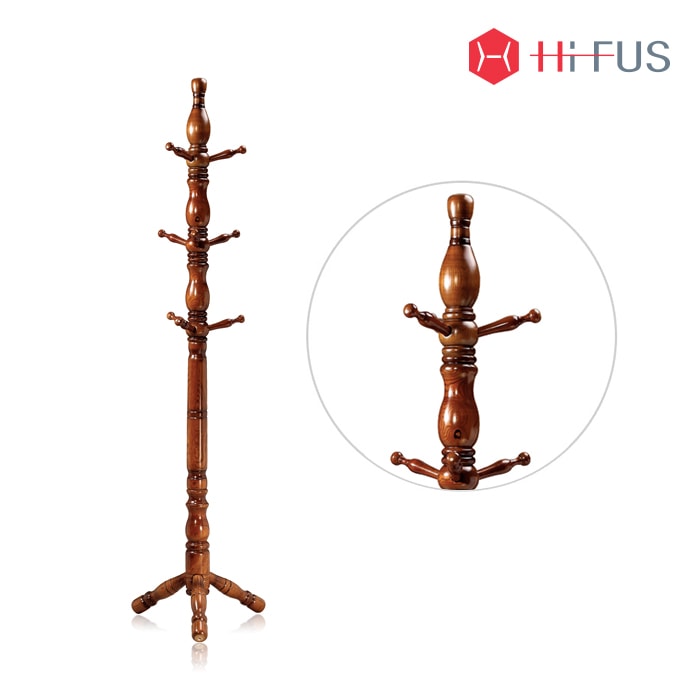 [신상품] 아성가구 하이퍼스 터키 원목 스탠드 옷걸이(HFH-7711) H1780