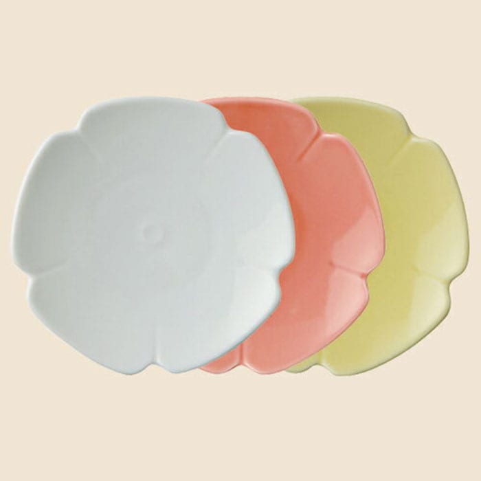 [해외] ODA POTTERY [해외] 코토하나 시리즈 미노 도자기 일일초 17cm 접시 그릇 3종 택1