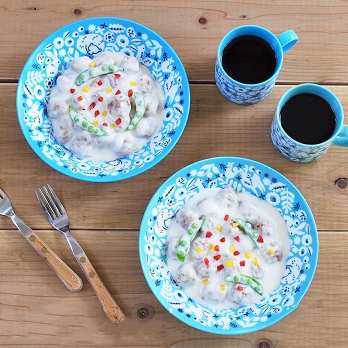 [해외] Minorutouki [해외] 쿠카시리즈 22cm 덮밥 파스타 카레 메인 디쉬 접시 그릇 2종 택1