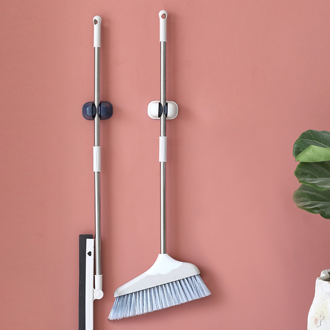 [오늘출발] [신상품] 뉴앤룩 부착형 청소도구 걸이 변기솔 고정 랙