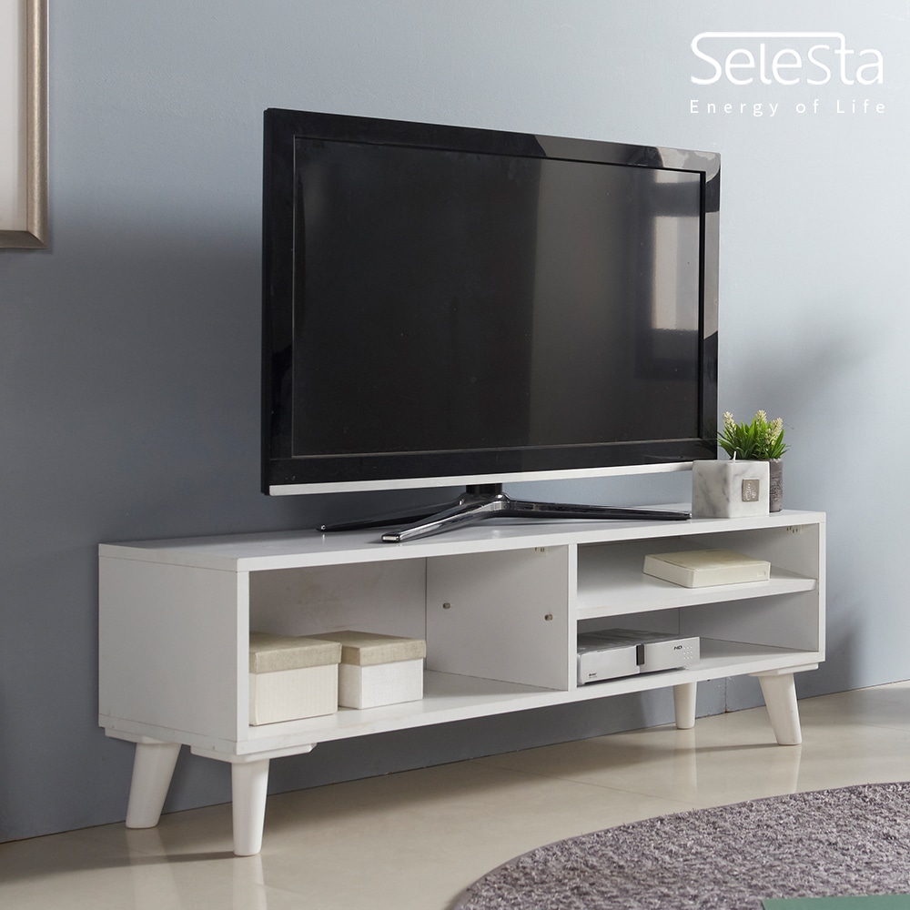 셀레스타 마일로 1000 TV거실장 오픈형 이동선반 티비다이 3colors 