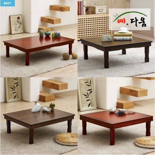 예다움 국내산 접이식 교자상 밥상 26종 - 3.모던엔틱 교자상 800x800_B0004 