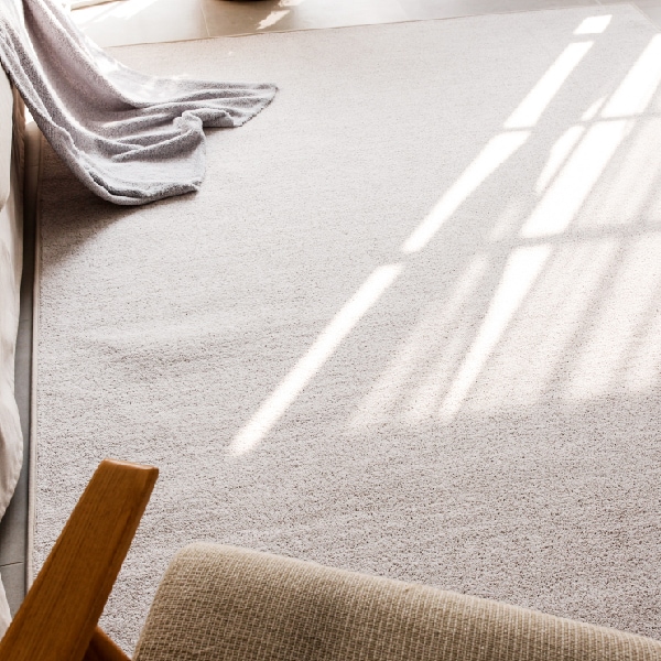 인룸 베이직 솔리드 사계절 단모 러그 카페트 - 아이보리_100x150cm 