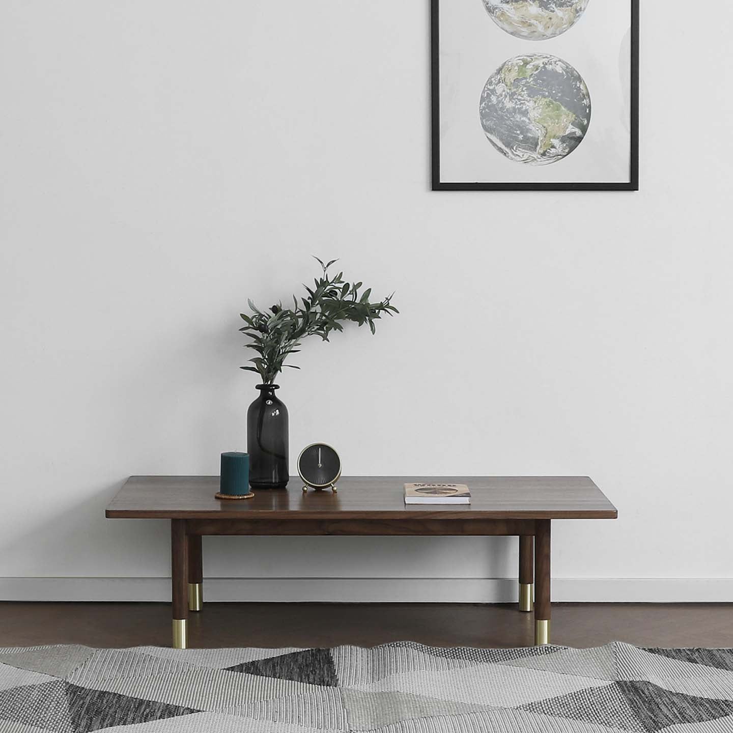 [신상품] 베이직가구 헤리티지월넛 K형 소파테이블